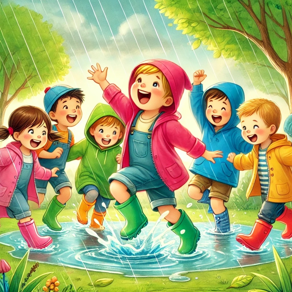 Pfützen hüpfen Cover